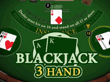 Blackjack 3 Hand game cover